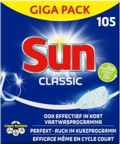 SUN® Sun Vaatwastabletten Classic - 105 Stuks - Voordeelverpakking 6 SUN® Sun Vaatwastabletten Classic - 105 Stuks - Voordeelverpakking -bol winkel 1003x1200