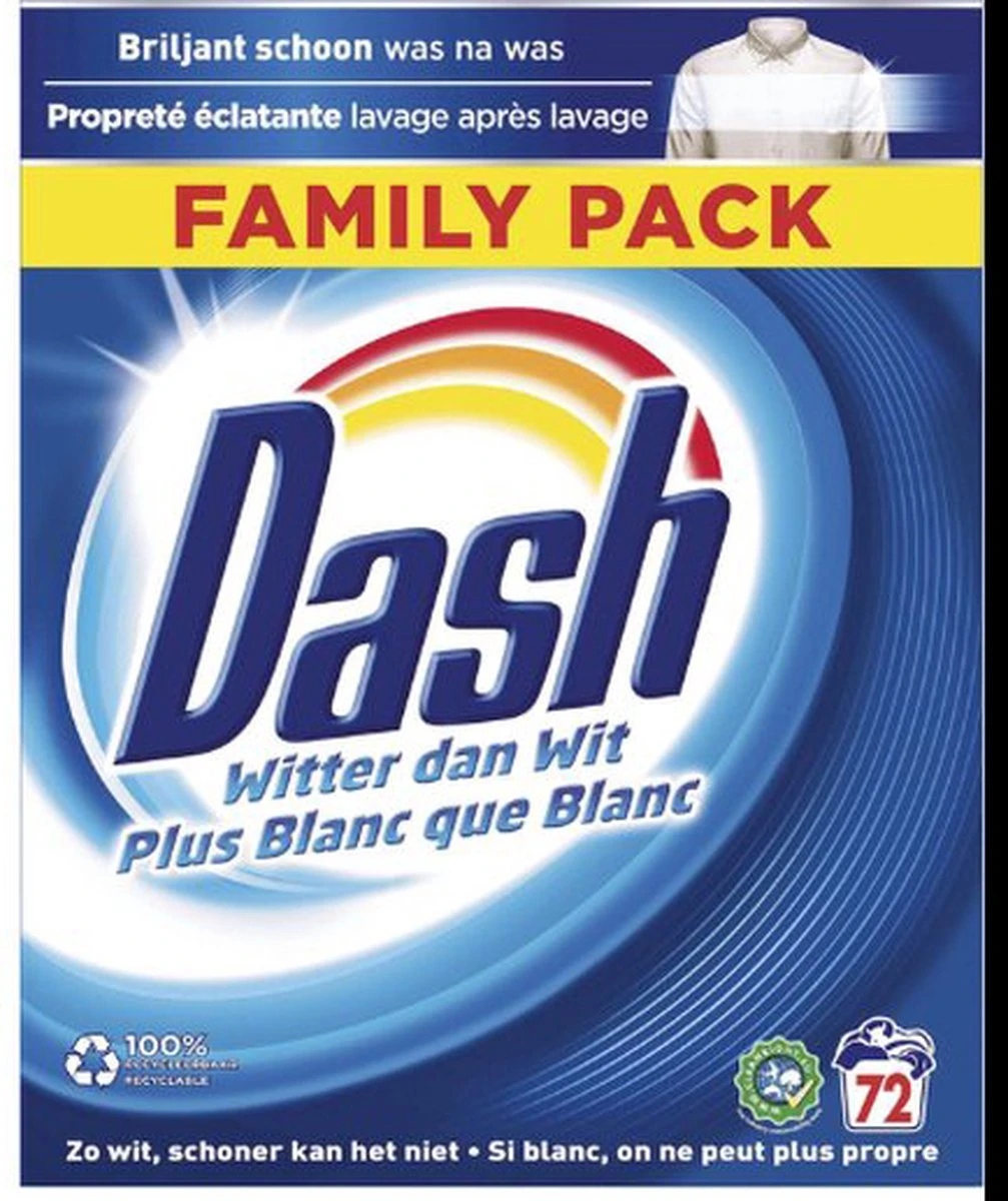 Dash Waspoeder Original Wit - Wasmiddel - 72 Wasbeurten - Voordeelverpakking Dash Waspoeder Original Wit - Wasmiddel - 72 Wasbeurten - Voordeelverpakking -bol winkel 1007x1200 1