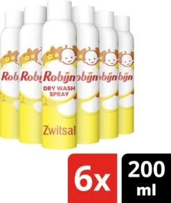 Robijn Zwitsal Dry Wash Spray - 6 X 200 Ml - Voordeelverpakking 2 Robijn Zwitsal Dry Wash Spray - 6 X 200 Ml - Voordeelverpakking -bol winkel 1013x1200