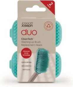 Duo Reserve Borstelkop Voor Afwasborstel, Set Van 2 Stuks, Licht Blauw - Joseph Joseph 2 Duo Reserve Borstelkop Voor Afwasborstel, Set Van 2 Stuks, Licht Blauw - Joseph Joseph -bol winkel 1015x1200 3
