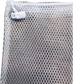 Orange85 Waszak - Groot - XL - 60 X 90 CM - Wit - Treksysteem - Trekbandsluiting - Polyester - Wasnet - Laundry Bag - Voor Kleding -bol winkel 1043x1200