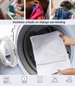 ForDig Wasnet Waszakjes (5 Stuks) Voor Lingerie En Fijne Was - Geschikt Voor Wasmachine - Met Rits - Wit -bol winkel 1047x1200 1