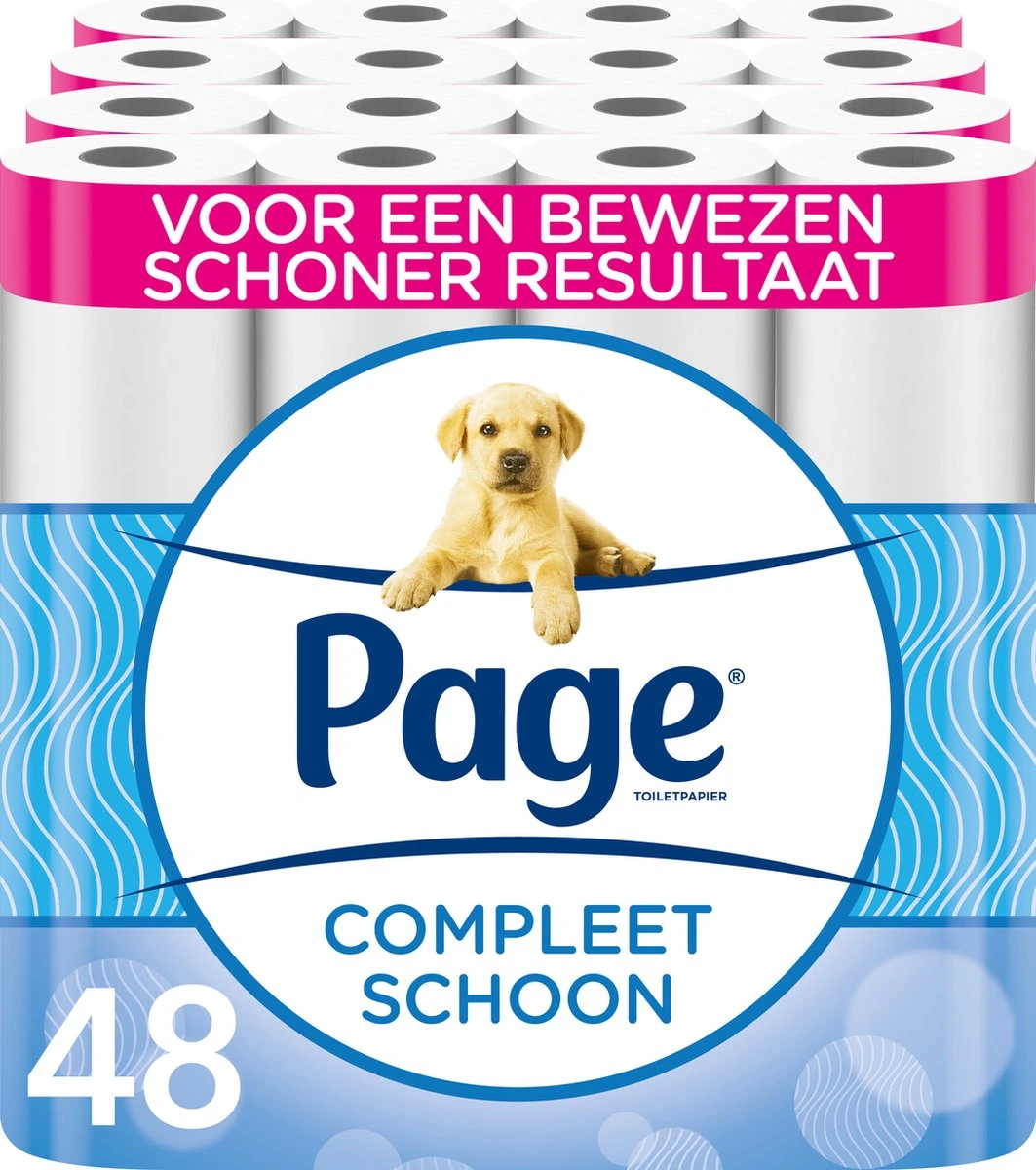 Page toiletpapier - 48 rollen - Compleet Schoon wc papier - met een vleugje katoen Page Toiletpapier - 48 Rollen - Compleet Schoon Wc Papier - Met Een Vleugje Katoen -bol winkel 1063x1200 2