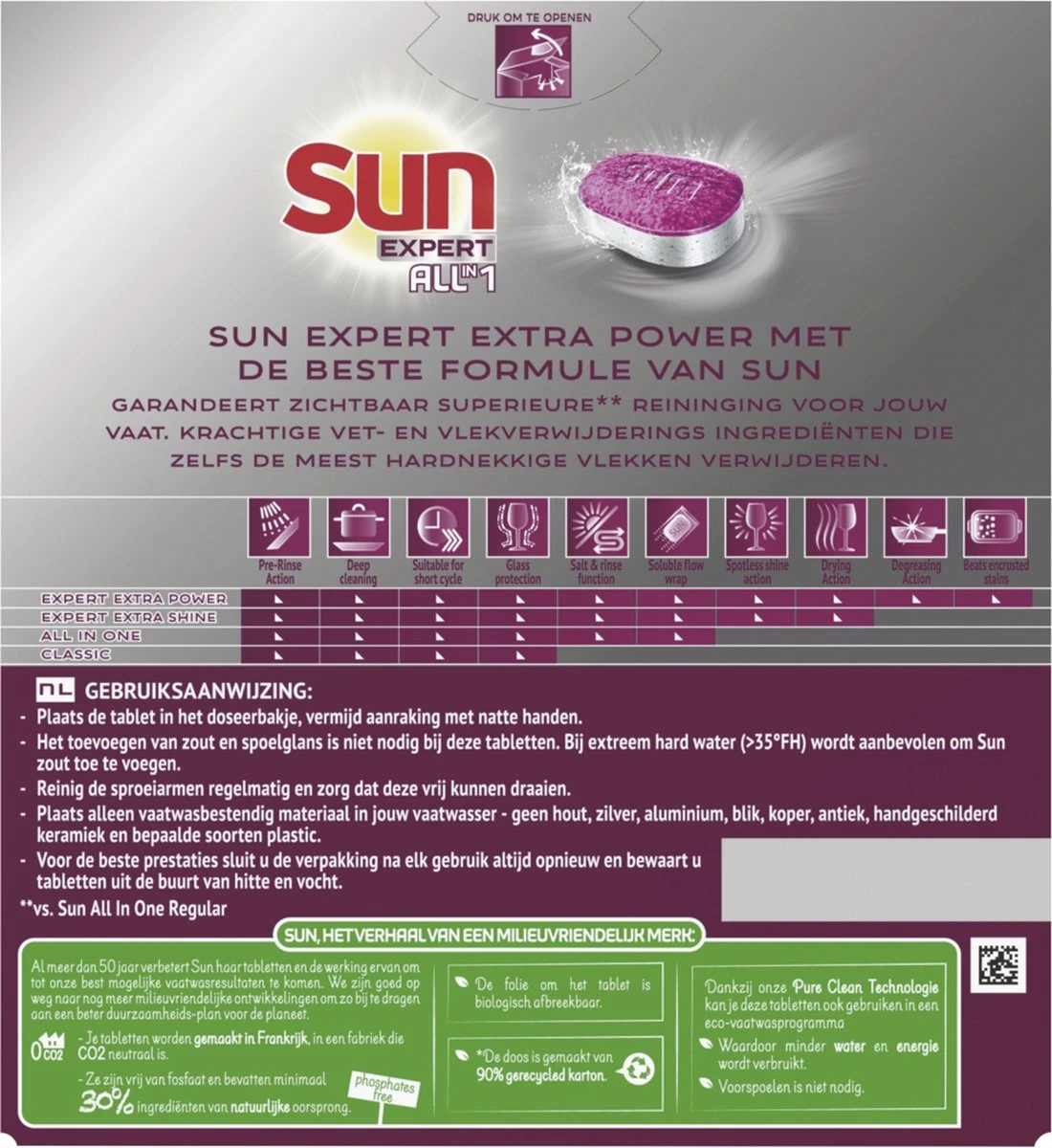 Sun Expert All-in 1 Vaatwastabletten - 60 tabletten - Voordeelverpakking SUN® Sun Expert All-in 1 Vaatwastabletten - 60 Tabletten - Voordeelverpakking -bol winkel