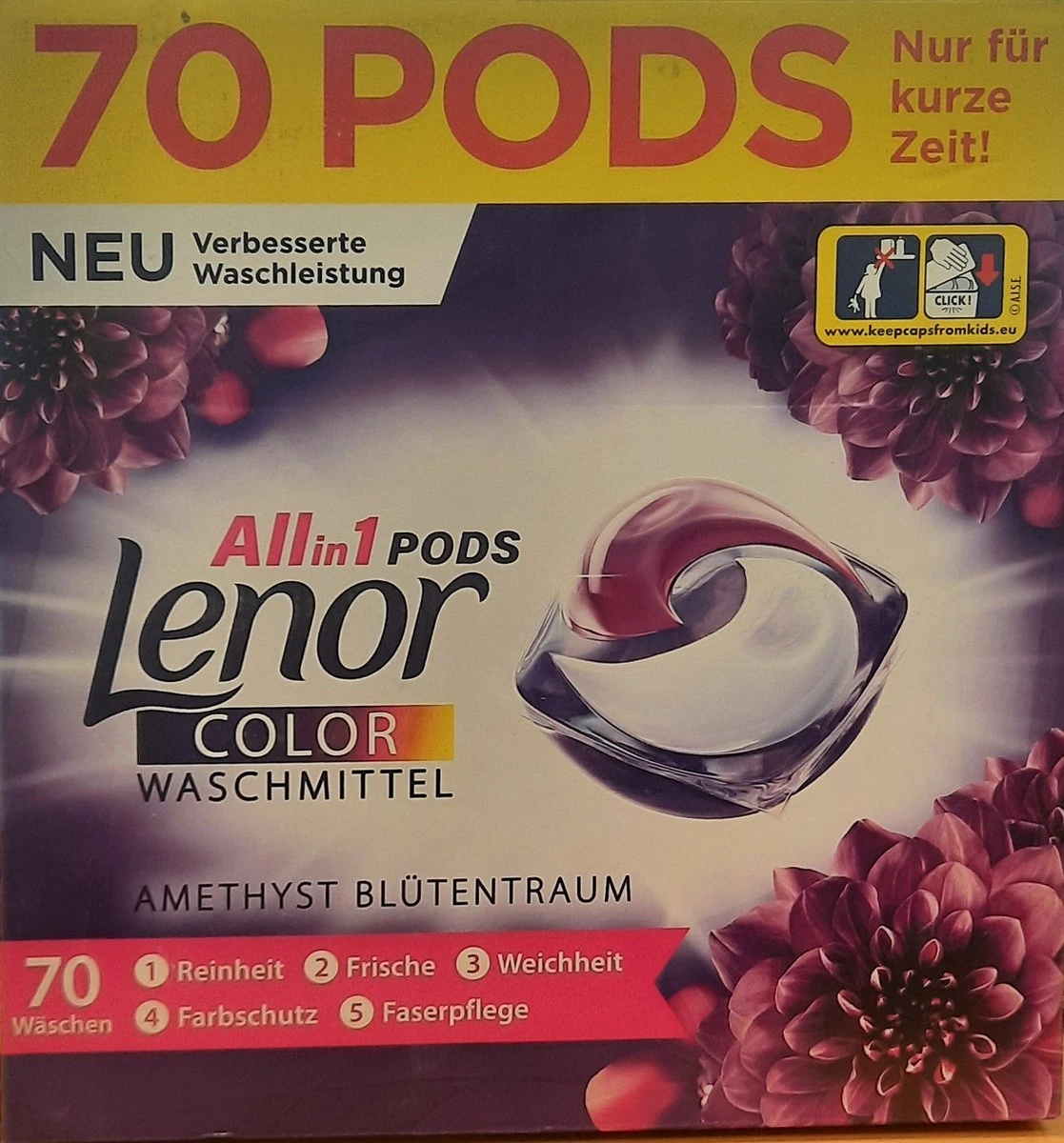 Lenor All in 1 Wasmiddel Pods Amethist & Bloemen Boeket - 70 Wasbeurten - Voordeelverpakking Lenor All In 1 Wasmiddel Pods Amethist & Bloemen Boeket - 70 Wasbeurten - Voordeelverpakking -bol winkel 1117x1200 1