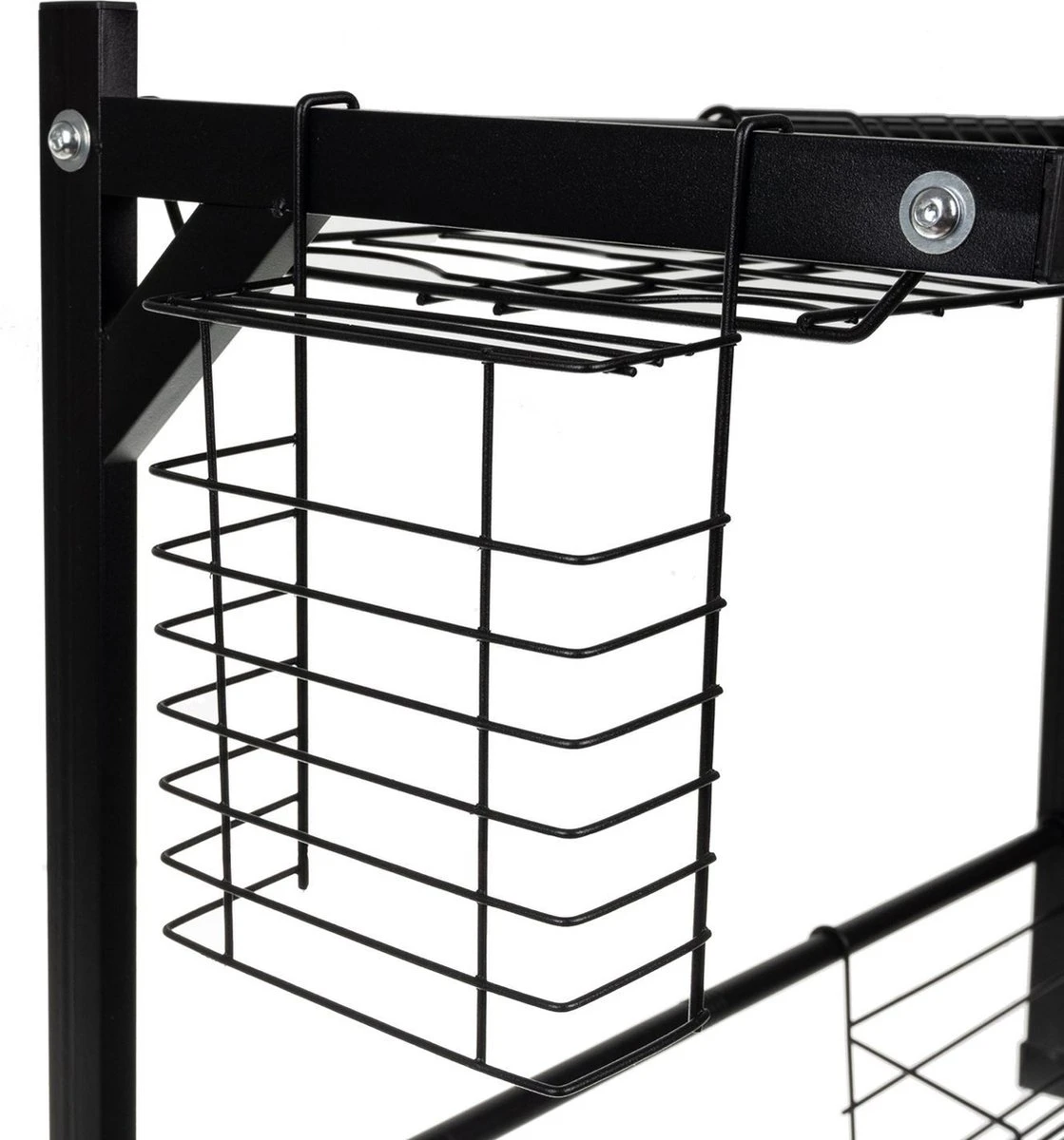 Afdruiprek droger Zwart voor bestek boven de gootsteen 65 cm x 29 cm x 52 cm Afdruiprek Droger Zwart Voor Bestek Boven De Gootsteen 65 Cm X 29 Cm X 52 Cm -bol winkel 1119x1200 5