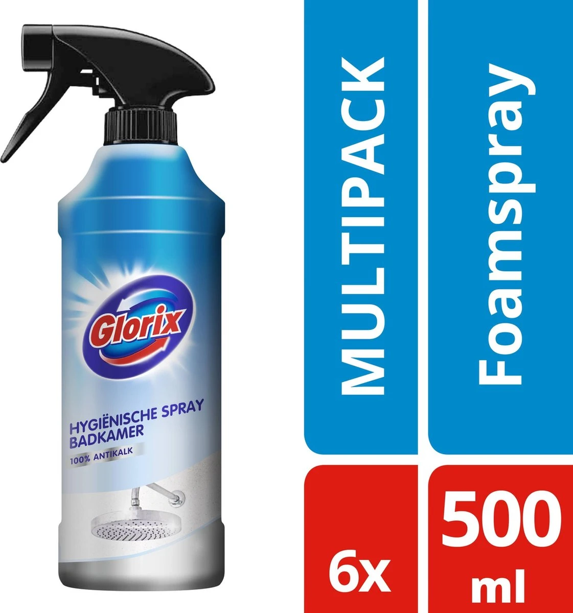 Glorix Hygiënische Badkamer Foamspray - 6 x 500 ml - Voordeelverpakking Glorix Hygiënische Badkamer Foamspray - 6 X 500 Ml - Voordeelverpakking -bol winkel 1121x1200 1