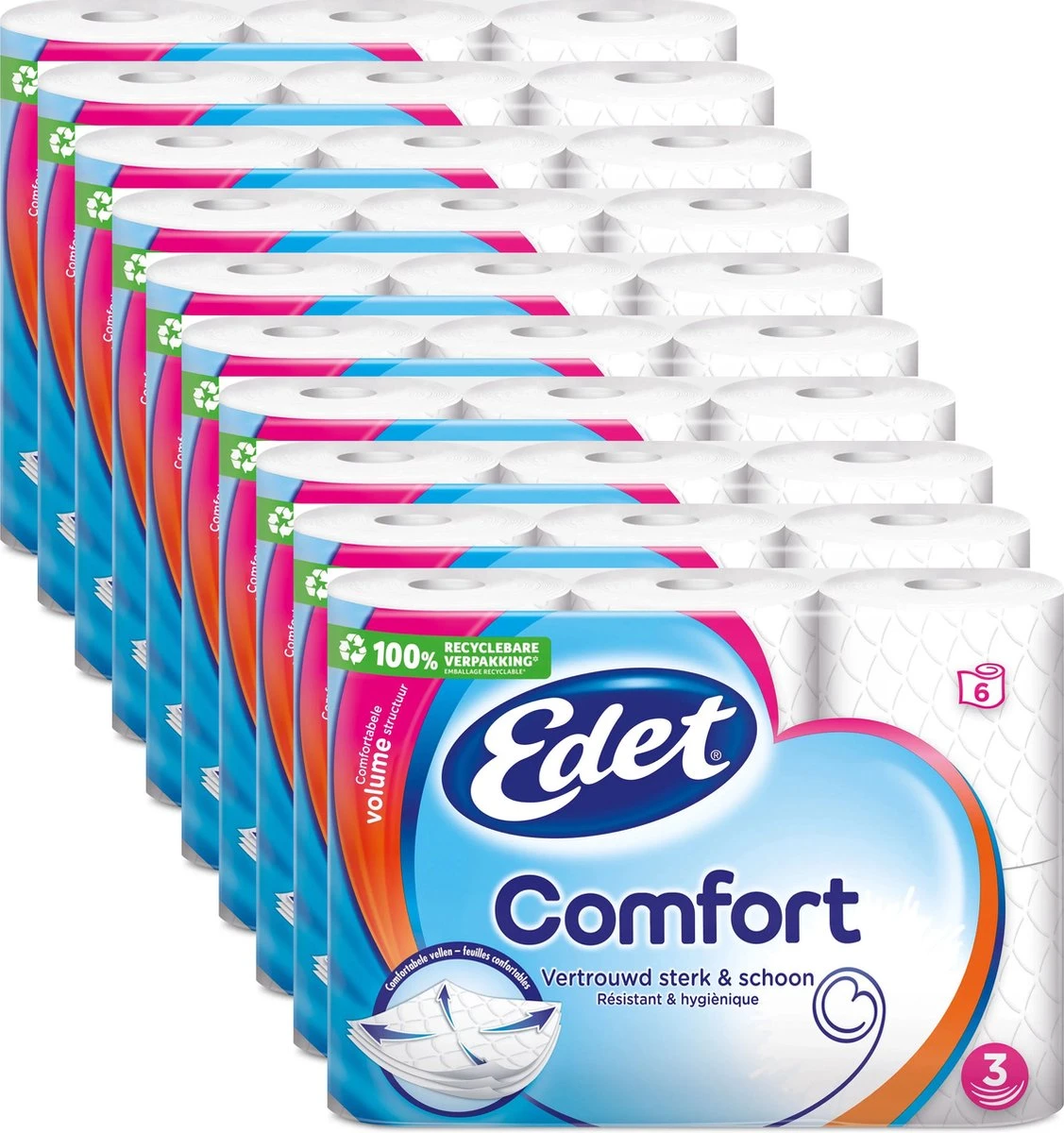 Edet Comfort 3-laags WC Papier - 60 Rollen Edet Comfort 3-laags WC Papier - 60 Rollen -bol winkel 1127x1200 1