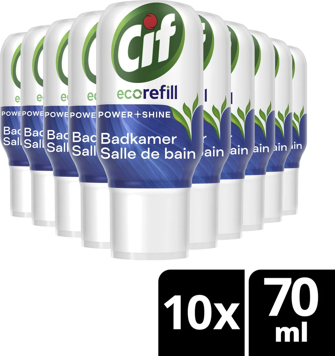 Cif Power & Shine Badkamer Ecorefill Capsule - 10 x 70 ml - Voordeelverpakking Cif Power & Shine Badkamer Ecorefill Capsule - 10 X 70 Ml - Voordeelverpakking -bol winkel