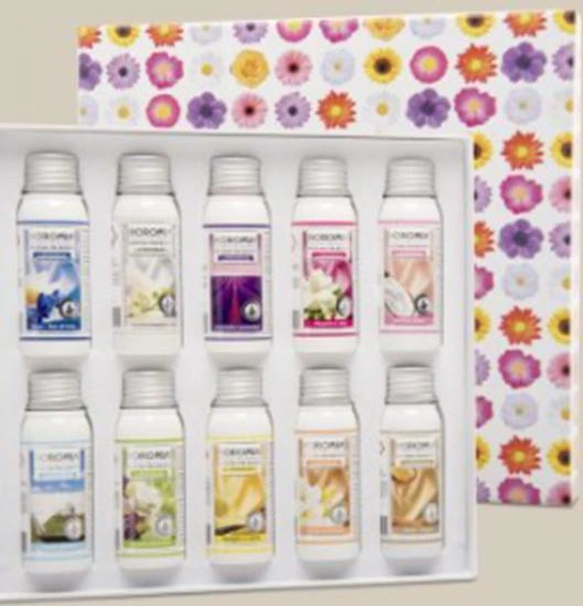 Horomia Geschenkset - Wasparfum Proefpakket - Horobox Silver - 10x 50ml wasparfum Horomia Geschenkset - Wasparfum Proefpakket - Horobox Silver - 10x 50ml Wasparfum -bol winkel