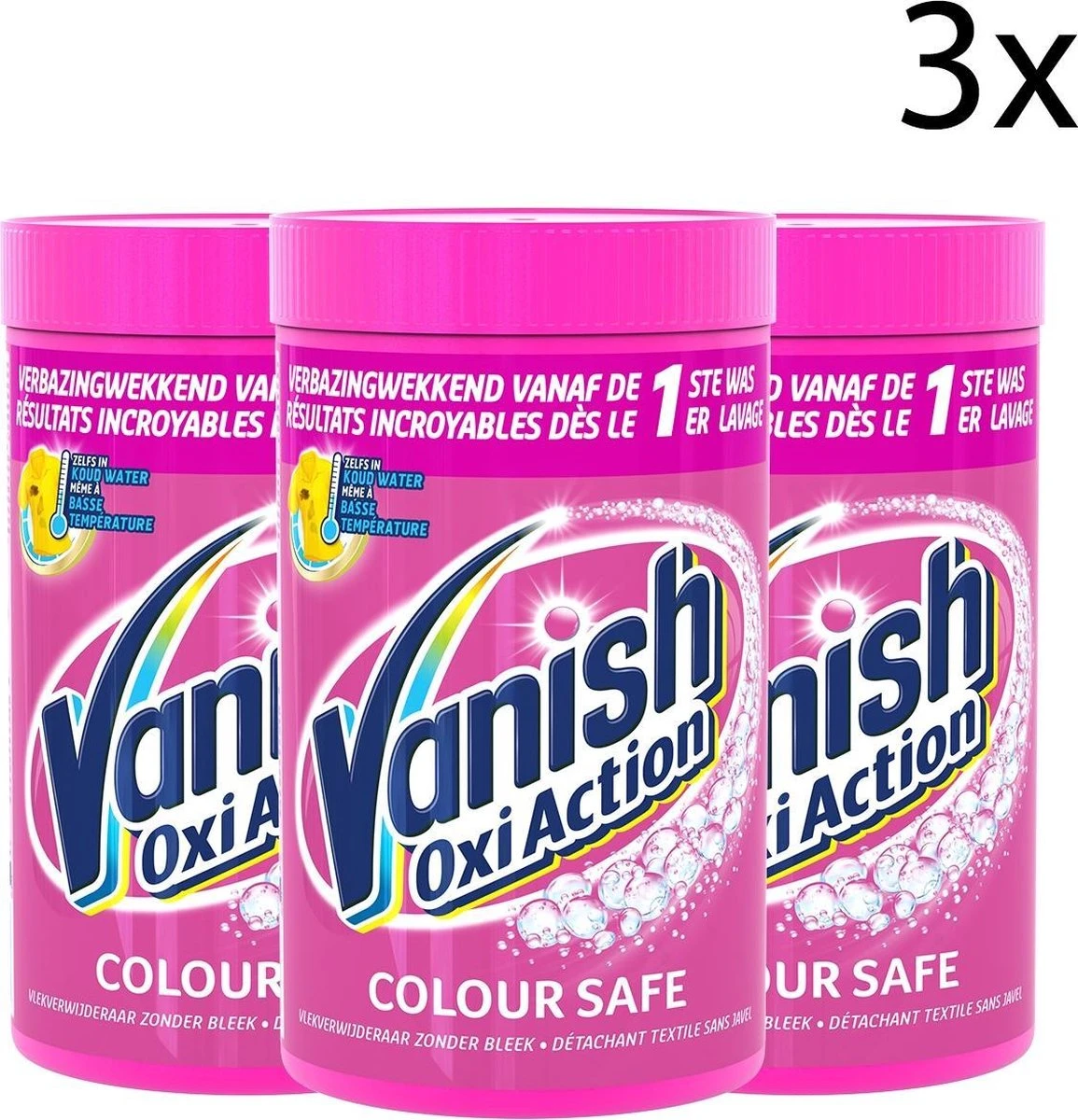 Vanish Oxi Action Colour Safe Base Poeder - Voor Witte en Gekleurde Was - 1,5kg x3 Vanish Oxi Action Colour Safe Base Poeder - Voor Witte En Gekleurde Was - 1,5kg X3 -bol winkel 1155x1200 1