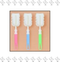 Merkloos EPIN | Glazen Spons | Fles Borstel | Drink Fles Spons | BLAUW -bol winkel 1164x1200 3