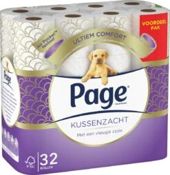 Page Toiletpapier - 32 Rollen - Kussenzacht Wc Papier (3-laags) - Voordeelverpakking 9 Page Toiletpapier - 32 Rollen - Kussenzacht Wc Papier (3-laags) - Voordeelverpakking -bol winkel 1166x1200 1