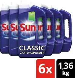 SUN® Sun Classic Normaal Vaatwaspoeder - 6 X 80 Wasbeurten - Voordeelverpakking -bol winkel 1169x1200 3