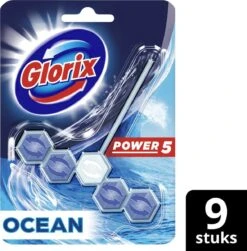 Glorix Power 5 Toiletblokken - Ocean - 9 Stuks - Halfjaarbox - Voordeelverpakking -bol winkel 1180x1200 11