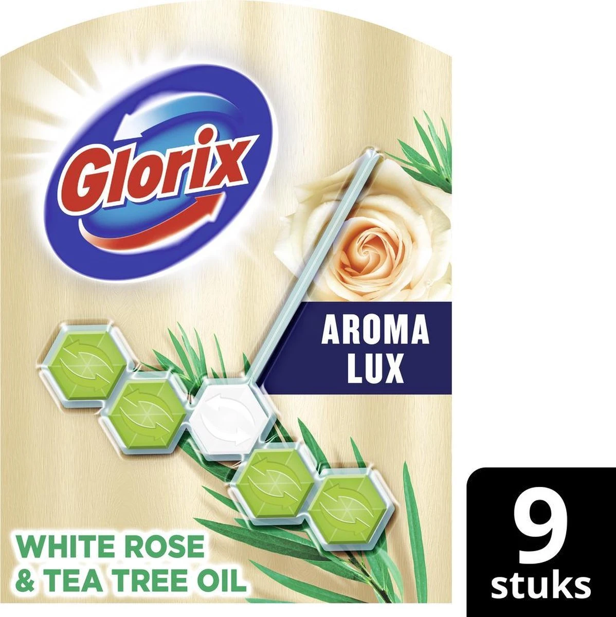Glorix Aroma Lux Toiletblokken White Rose & Tea Tree Oil - 9 x 55g - Voordeelverpakking Glorix Aroma Lux Toiletblokken White Rose & Tea Tree Oil - 9 X 55g - Voordeelverpakking -bol winkel 1198x1200 39