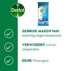 Dettol - Power & Fresh - Schoonmaakdoekjes - Oceaanfris - 4 X 80 Doekjes 2 Dettol - Power & Fresh - Schoonmaakdoekjes - Oceaanfris - 4 X 80 Doekjes -bol winkel 1199x1200 26