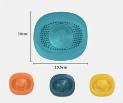 Heuts Goods - Gootsteenzeef - Gootsteenstop - Afvoerzeef - Afvoerstop - Spoelbal - Bad - Douchebak - Keuken - Wasbak - Badkuip - Siliconen - Donkerblauw -bol winkel 1200x1006