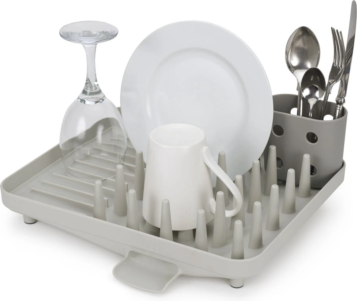 Joseph Joseph Duo Afdruiprek - Compact - Grijs Joseph Joseph Duo Afdruiprek - Compact - Grijs -bol winkel