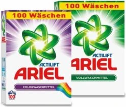 Ariel Waspoeder Combi Voordeelverpakking | 2 X 100 Wasbeurten 2 X 6.5 KG - Ariel Color + Regular Waspoeder | Voor Gekleurde En Witte Was