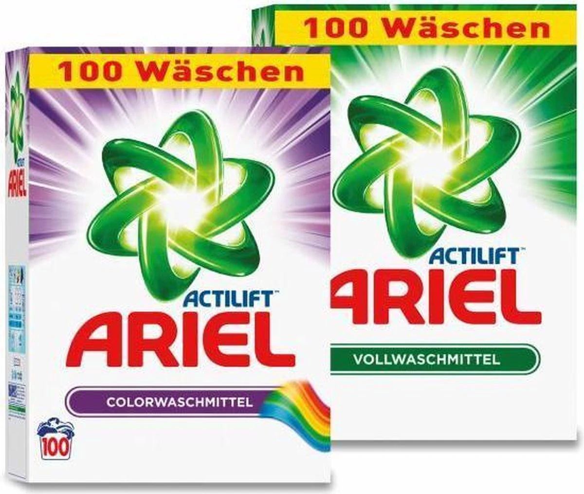 Ariel waspoeder combi Voordeelverpakking | 2 X 100 wasbeurten 2 X 6.5 KG - Ariel Color + Regular Waspoeder | Voor gekleurde en witte was Ariel Waspoeder Combi Voordeelverpakking | 2 X 100 Wasbeurten 2 X 6.5 KG - Ariel Color + Regular Waspoeder | Voor Gekleurde En Witte Was -bol winkel