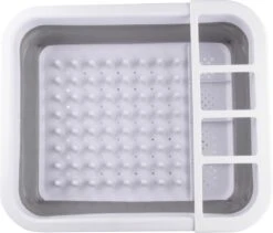 Merkloos Afdruiprek Voor Afwas - Afwasrek - Opvouwbaar - Inklapbaar - Compact - Vaatwasrek Met Bestekrekje -bol winkel 1200x1024