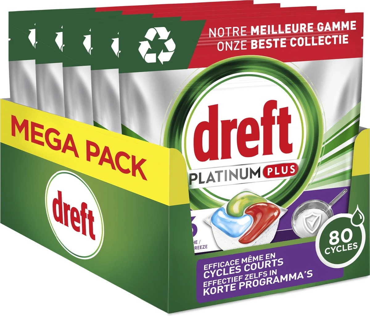 Dreft Platinum Plus All In One Machine Clean - Vaatwastabletten - 80 Tabletten Dreft Platinum Plus All In One Machine Clean - Vaatwastabletten - 80 Tabletten -bol winkel 1200x1027 1