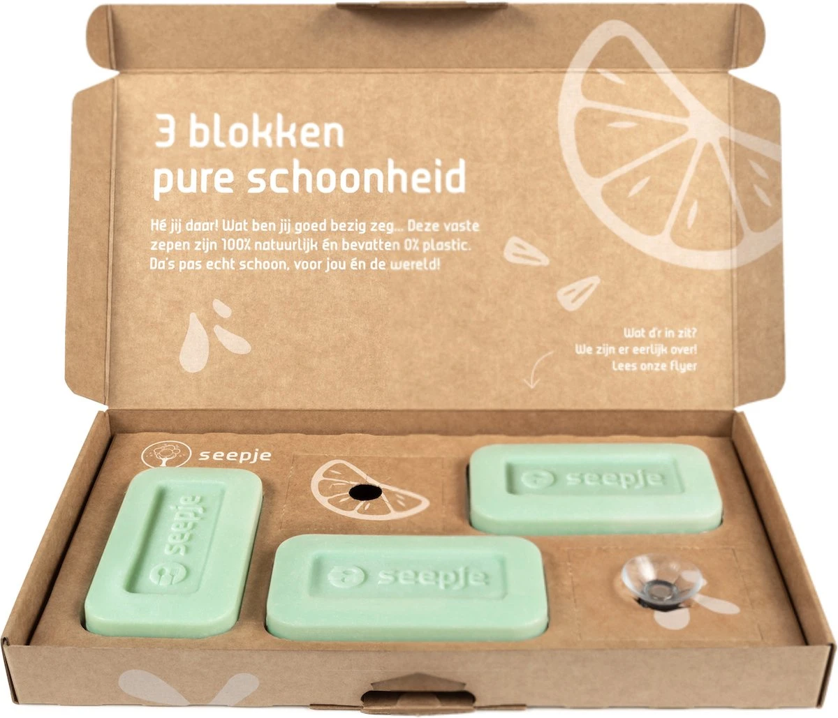 Seepje Afwaszeep Pakket met Magneet - Natuurlijke Ingredienten - 0% Plastic - 3 x 120 gram Seepje Afwaszeep Pakket Met Magneet - Natuurlijke Ingredienten - 0% Plastic - 3 X 120 Gram -bol winkel 1200x1029 2