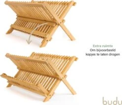 Budu Afdruiprek - Afdruiprekje Van Bamboe Hout - Afdruiprek Voor Afwas - Vaatwasrek - Keukenrek - Inklapbaar - Opvouwbaar - 3 Budu Afdruiprek - Afdruiprekje Van Bamboe Hout - Afdruiprek Voor Afwas - Vaatwasrek - Keukenrek - Inklapbaar - Opvouwbaar - -bol winkel 1200x1037 1