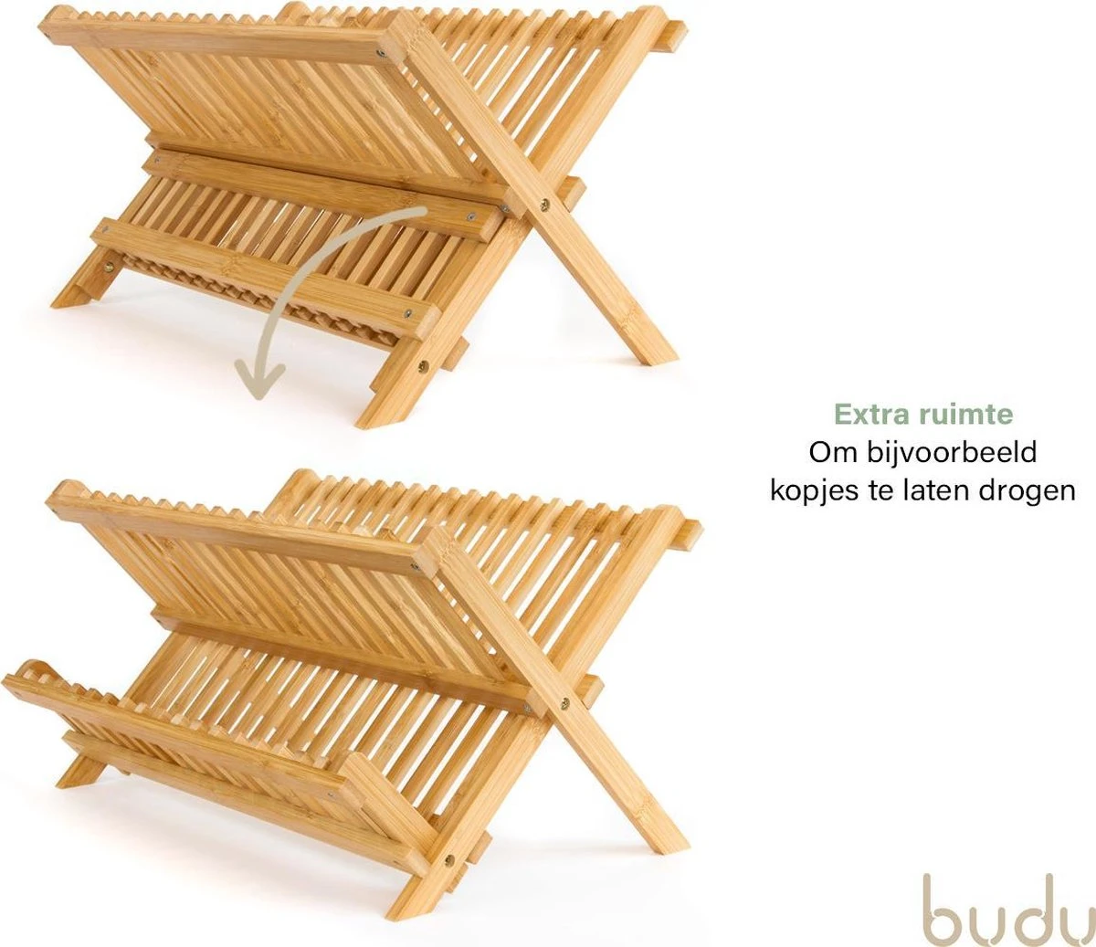 Budu Afdruiprek - Afdruiprekje van bamboe hout - Afdruiprek voor afwas - Vaatwasrek - Keukenrek - Inklapbaar - Opvouwbaar - Budu Afdruiprek - Afdruiprekje Van Bamboe Hout - Afdruiprek Voor Afwas - Vaatwasrek - Keukenrek - Inklapbaar - Opvouwbaar - -bol winkel 1200x1037 1