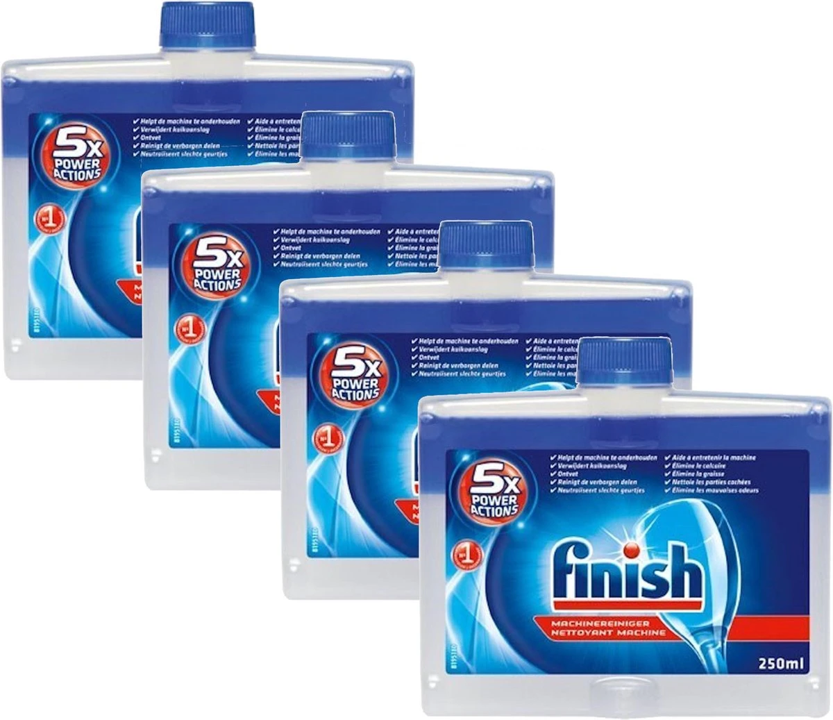 Finish Integrale Machinereiniger Regular Vaatwasser - 4x 250 mL - Voordeelverpakking Finish Integrale Machinereiniger Regular Vaatwasser - 4x 250 ML - Voordeelverpakking -bol winkel