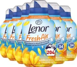 Lenor Fresh Air Zonnestralen - Wasverzachter - 6 X 34 Wasbeurten Voordeelverpakking
