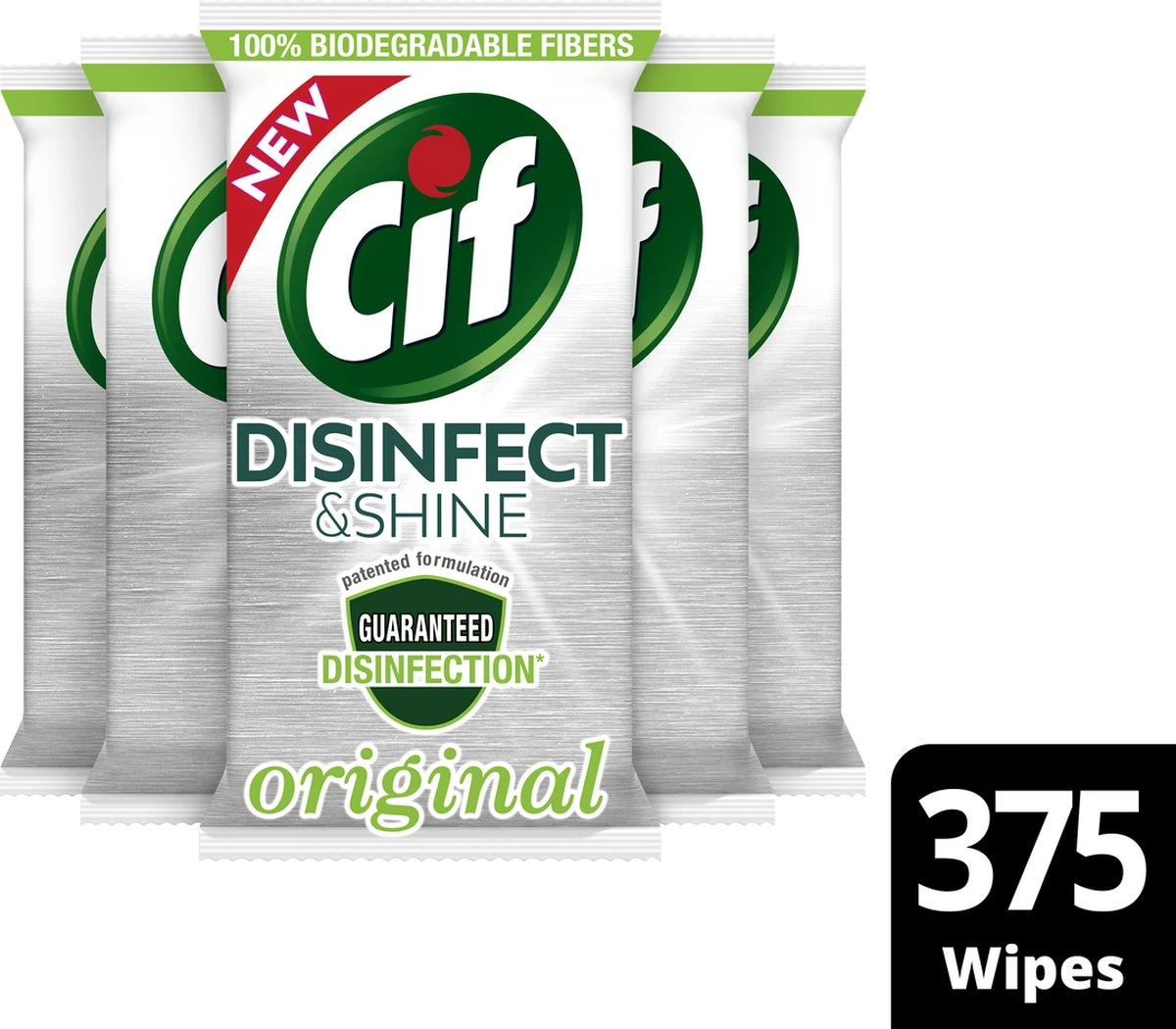 Cif Disinfect & Shine Wipes doden 99,99% van de bacteriën Original desinfecterende schoonmaakdoekjes, van 100% biologisch afbreekbaar textiel 5 x 75 doekjes Cif Disinfect & Shine Wipes Doden 99,99% Van De Bacteriën Original Desinfecterende Schoonmaakdoekjes, Van 100% Biologisch Afbreekbaar Textiel 5 X 75 Doekjes -bol winkel 1200x1050 3