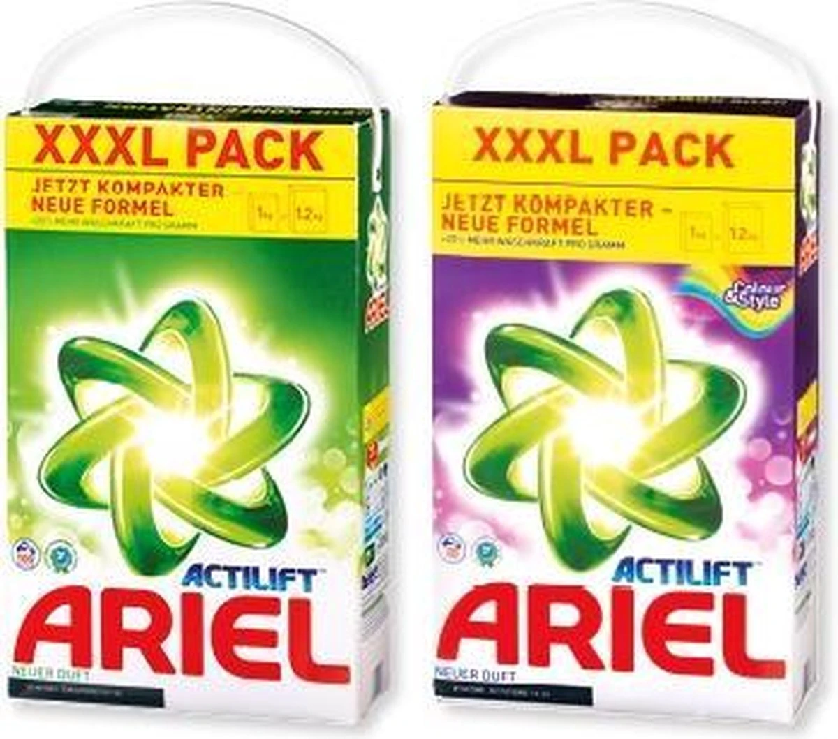 Ariel waspoeder combi Voordeelverpakking | 2 X 100 wasbeurten 2 X 6.5 KG - Ariel Color + Regular Waspoeder | Voor gekleurde en witte was Ariel Waspoeder Combi Voordeelverpakking | 2 X 100 Wasbeurten 2 X 6.5 KG - Ariel Color + Regular Waspoeder | Voor Gekleurde En Witte Was -bol winkel