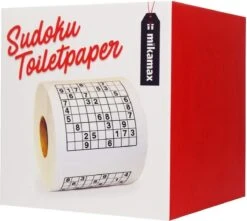 MikaMax Sudoku WC Papier - Sudoku - Iedervel Een Andere Sudoku - Toiletpapier - Puzzels - Puzzel -bol winkel 1200x1074 4