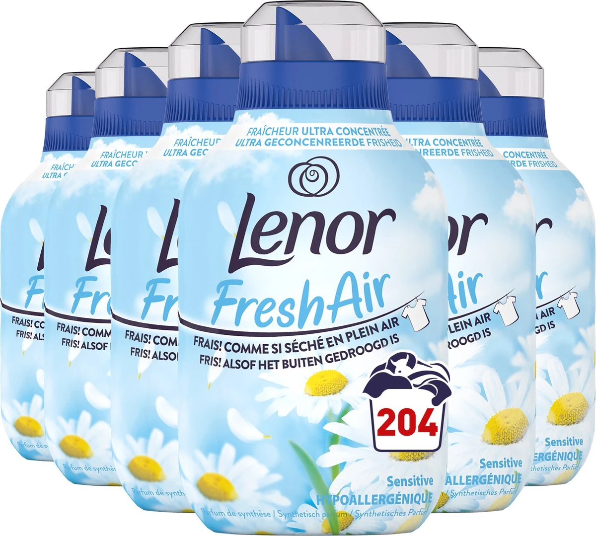 Lenor Fresh Air Sensitive - Wasverzachter - 6 x 34 Wasbeurten Voordeelverpakking Lenor Fresh Air Sensitive - Wasverzachter - 6 X 34 Wasbeurten Voordeelverpakking -bol winkel 1200x1079 2
