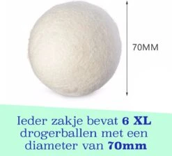 Casa Calma Drogerballen (6 Stuks) - Inclusief Opbergzakje - 100% Natuurlijk Schapenwol - Droger Ballen - Zero Waste Wasverzachter Bollen - Energiebesparend Drogen Met Droogbollen - Dryer Balls - Diervriendelijk & Milieuvriendelijk - Energie Besparen 3 Casa Calma Drogerballen (6 Stuks) - Inclusief Opbergzakje - 100% Natuurlijk Schapenwol - Droger Ballen - Zero Waste Wasverzachter Bollen - Energiebesparend Drogen Met Droogbollen - Dryer Balls - Diervriendelijk & Milieuvriendelijk - Energie Besparen -bol winkel 1200x1090 2