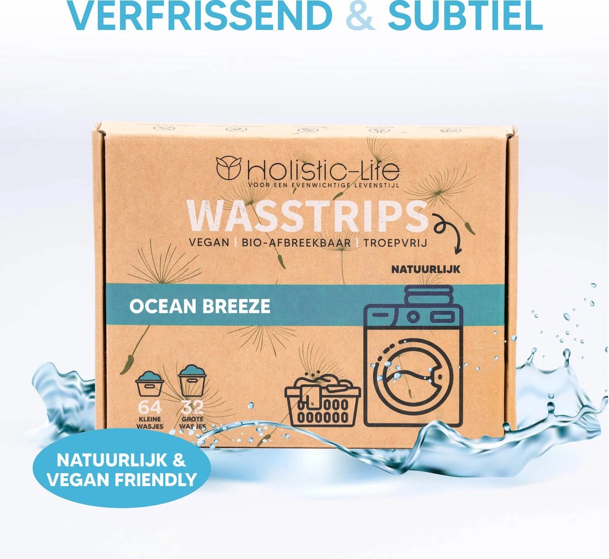 Wasmiddeldoekjes - Ocean Breeze Wasstrips 64 Wasbeurten – Wasmiddel Wasdoekjes - Natuurlijke Wasverzachter – Vegan – Zero Waste Wasmiddeldoekjes - Ocean Breeze Wasstrips 64 Wasbeurten – Wasmiddel Wasdoekjes - Natuurlijke Wasverzachter – Vegan – Zero Waste -bol winkel
