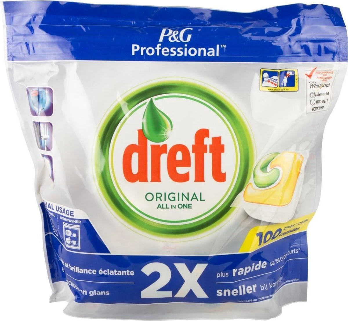 Dreft - Original - All in One - Vaatwastabletten - Citroen - 100 stuks Dreft - Original - All In One - Vaatwastabletten - Citroen - 100 Stuks -bol winkel 1200x1109 3