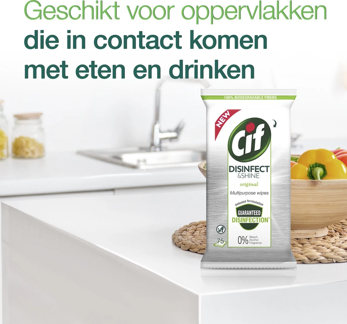 Cif Disinfect & Shine Wipes doden 99,99% van de bacteriën Original desinfecterende schoonmaakdoekjes, van 100% biologisch afbreekbaar textiel 5 x 75 doekjes Cif Disinfect & Shine Wipes Doden 99,99% Van De Bacteriën Original Desinfecterende Schoonmaakdoekjes, Van 100% Biologisch Afbreekbaar Textiel 5 X 75 Doekjes -bol winkel 1200x1118 4