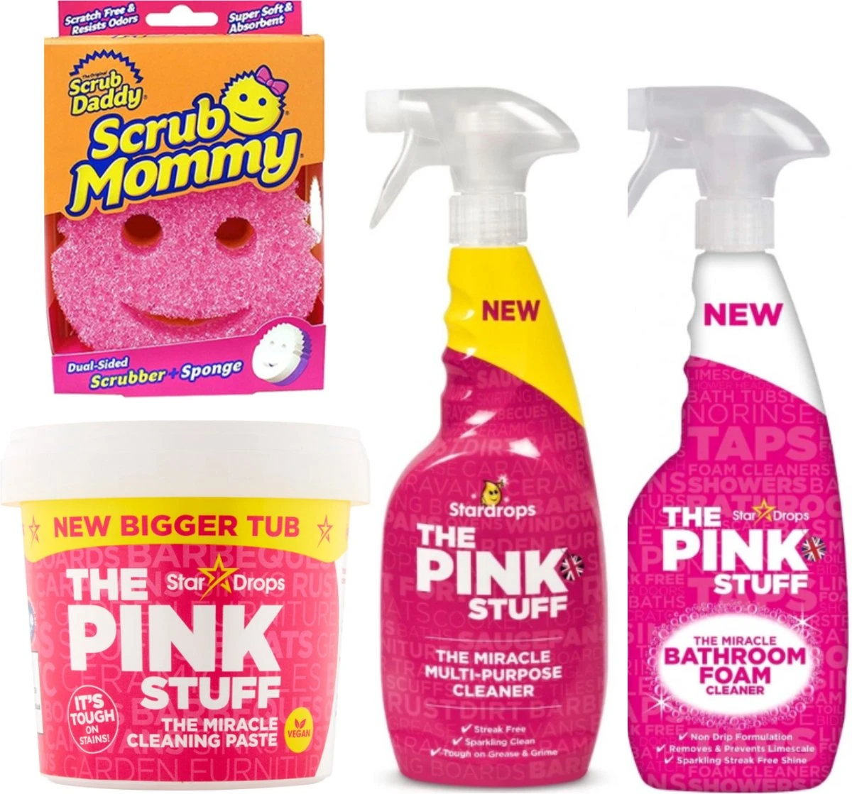The Pink Stuff Multi Purpose Cleaner - The Pink Stuff Bathroom Cleaner - The Pink Stuff Cleaning Paste & The Original Scrub Mommy The Pink Stuff Multi Purpose Cleaner - The Pink Stuff Bathroom Cleaner - The Pink Stuff Cleaning Paste & The Original Scrub Mommy -bol winkel 1200x1119 9