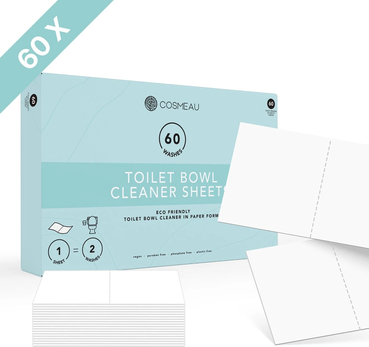 Cosmeau Toiletreiniger Sheets 60 Beurten Wasvellen Detergent Sheets Eco Toilet Strips - Cosmo Cosmea Kosmo Cosmeau Toiletreiniger Sheets 60 Beurten Wasvellen Detergent Sheets Eco Toilet Strips - Cosmo Cosmea Kosmo -bol winkel 1200x1128 7