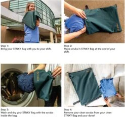 STNKY Pro Edition - Wasbare Sport, Reis- En Wastas - Groen - 13 Liter - Geurloos -bol winkel 1200x1129 1