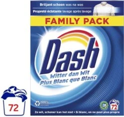 Dash Waspoeder Original Wit - Wasmiddel - 72 Wasbeurten - Voordeelverpakking 2 Dash Waspoeder Original Wit - Wasmiddel - 72 Wasbeurten - Voordeelverpakking -bol winkel 1200x1130