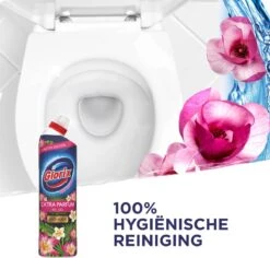 Glorix WC Powergel Toiletreiniger Pink Flower - 6 X 750 Ml - Voordeelverpakking -bol winkel 1200x1147 9