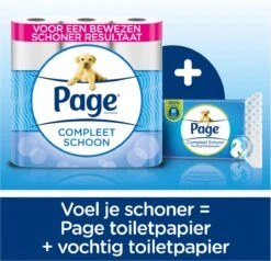 Page Vochtig Toiletpapier - 6 X 74 Stuks - Compleet Schoon Maxi Vochtig Wc Papier - Voordeelverpakking -bol winkel 1200x1156 8