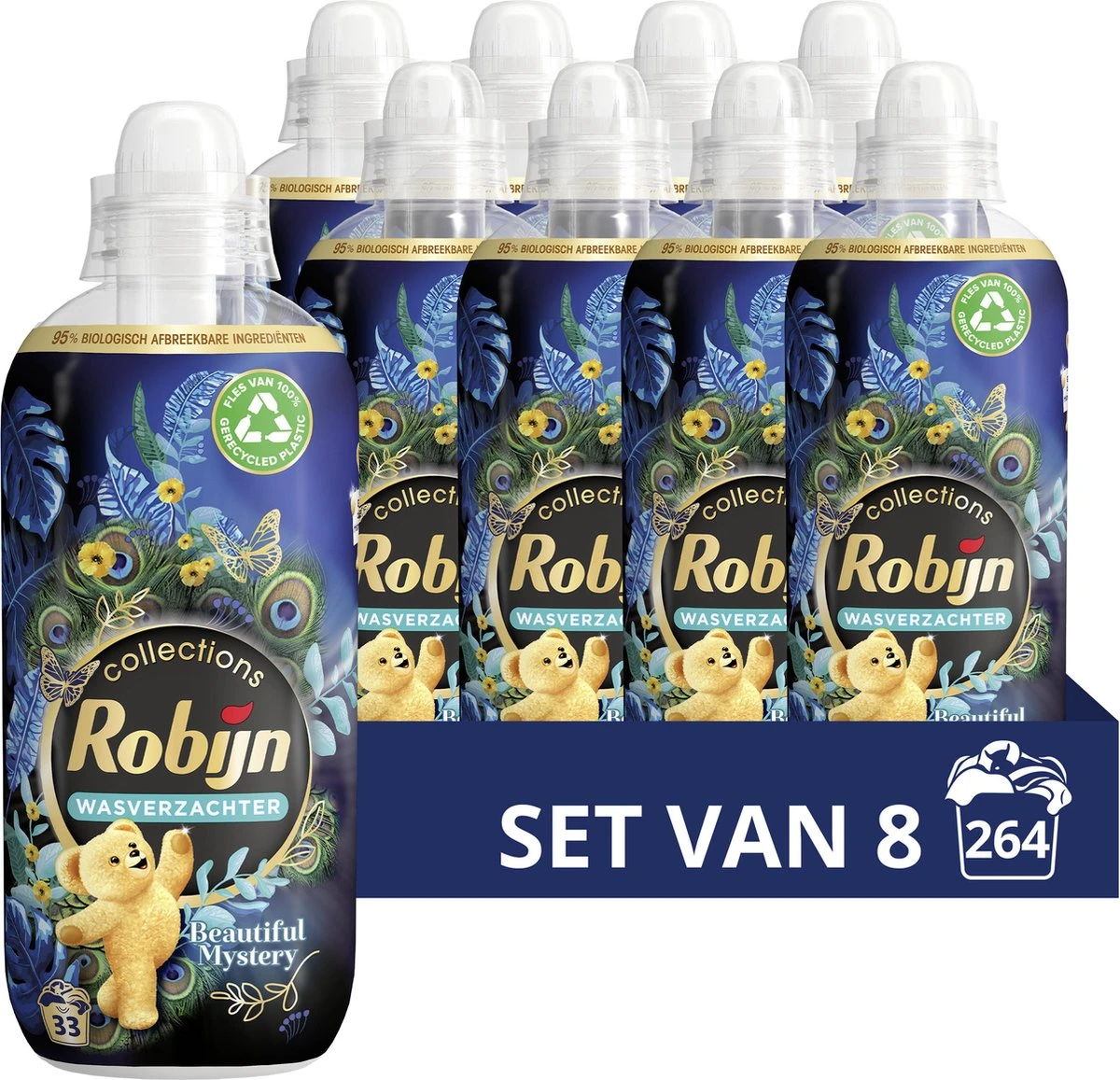Robijn Collections Beautiful Mystery Wasverzachter - 8 x 33 wasbeurten - Voordeelverpakking Robijn Collections Beautiful Mystery Wasverzachter - 8 X 33 Wasbeurten - Voordeelverpakking -bol winkel 1200x1157 1