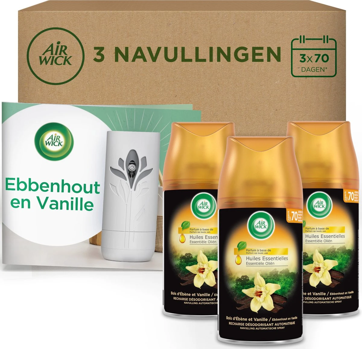 Air Wick Freshmatic Automatische Spray Luchtverfrisser - Ebbenhout & Vanille - 3 Navullingen Air Wick Freshmatic Automatische Spray Luchtverfrisser - Ebbenhout & Vanille - 3 Navullingen -bol winkel 1200x1160 21