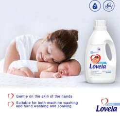 Lovela - Wasmiddel - Hypoallergene Melk - Voor Het Wassen Van Baby & Witte Kleding - 4,5l -bol winkel 1200x1161 9