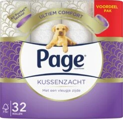 Page Toiletpapier - 32 Rollen - Kussenzacht Wc Papier (3-laags) - Voordeelverpakking 12 Page Toiletpapier - 32 Rollen - Kussenzacht Wc Papier (3-laags) - Voordeelverpakking -bol winkel 1200x1167 6